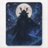 Celestial Samurai Mouse Pad | Dark Fantasy Anime Mousepad (Vorne)