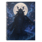 Celestial Samurai-Notebook | Anime Fantasy Warrior Notizblock (Vorderseite)