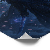 Celestial Samurai Poster | Dark Fantasy Anime Wall (Ecke)