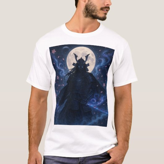Celestial Samurai T - Shirt | Dark Fantasy Anime W (Vorderseite)