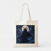 Celestial Samurai Tote Bag | Anime Fantasy Warrior Tragetasche (Rückseite)