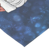 Celestial Santa Mittelgroßer Tischläufer (Ecke)