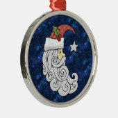 Celestial Santa Ornament Aus Metall (Rechts)