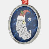 Celestial Santa Ornament Aus Metall (Links)