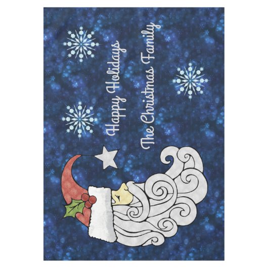 Celestial Santa Tischdecke (Vorderseite)