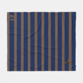 Celestial Scholar Blue Fleece Blanket (Vorderseite (Horizontal))