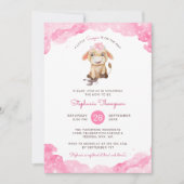 Celestial Scorpio Astrologie Baby Dusche Einladung (Vorderseite)