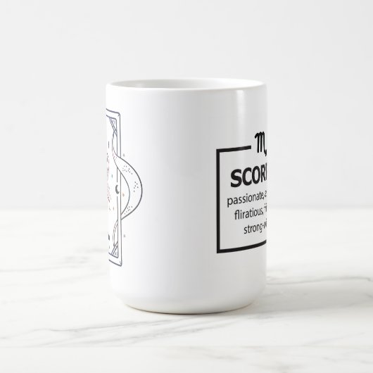 Celestial Scorpio Klassische Tasse (Mittel)