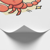 Celestial Scorpio Zodiac Chibi Line Art Gift Geschenkpapier (Ecke)