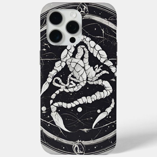 Celestial Scorpio Zodiac Sign Case-Mate iPhone Hülle (Rückseite)
