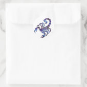 Celestial Scorpion Runder Aufkleber (Tasche)