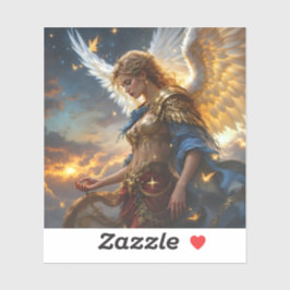 Celestial Sentinel - Engel der Morgendämmerung und Aufkleber