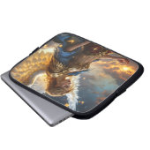 Celestial Sentinel - Engel der Morgendämmerung und Laptopschutzhülle (Vorne Knopf)