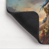 Celestial Sentinel - Engel der Morgendämmerung und Mousepad (Ecke)