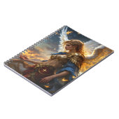 Celestial Sentinel - Engel der Morgendämmerung und Notizblock (Linke Seite)