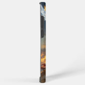 Celestial Sentinel - Engel der Morgendämmerung und Samsung Galaxy Hülle (Rechte Seite)