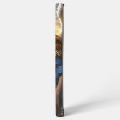 Celestial Sentinel - Engel der Morgendämmerung und Samsung Galaxy Hülle (Linke Seite)