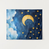 Celestial Serenity Wandteppich (Vorderseite (Horizontal))