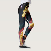 Celestial Serpent: Kosmische Leggings (Rechts)