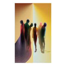 Celestial Shadows: Eine Seelenfeier Fotodruck