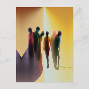 Celestial Shadows: Eine Seelenfeier Postkarte