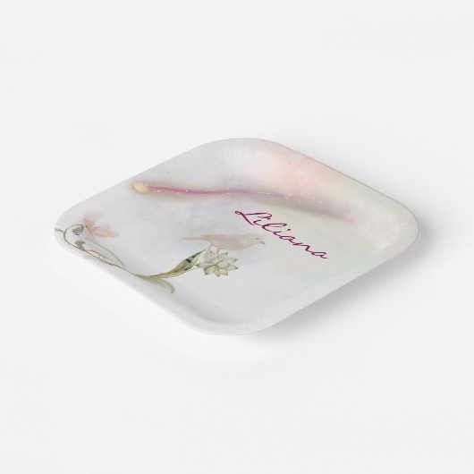 Celestial Shooting Star Paper Plate Pappteller (Gewinkelt)