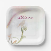 Celestial Shooting Star Paper Plate Pappteller (Vorderseite)