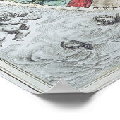 Celestial Show the Signs of the Zodiac Poster (Ecke)