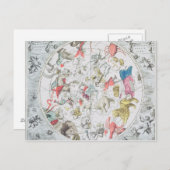 Celestial Show the Signs of the Zodiac Postkarte (Vorne/Hinten)