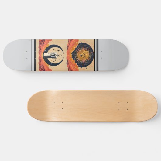 Celestial Siblings Skateboard (Horizontal)