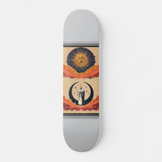 Celestial Siblings Skateboard (Vorderseite)