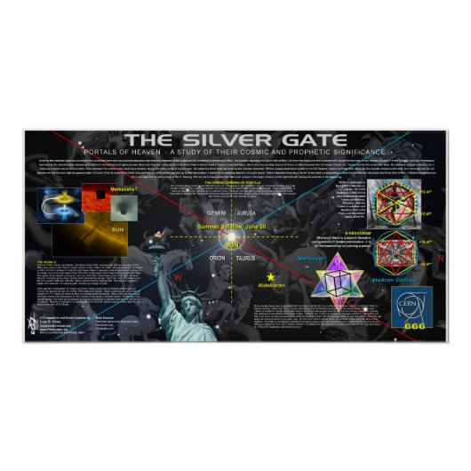 Celestial Silver Gate Poster (Vorderseite)