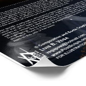 Celestial Silver Gate Poster (Ecke)