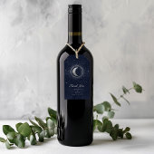 Celestial Silver Moon Wedding Vielen Dank für Ihre Geschenkanhänger