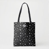 Celestial Silver Star Muster Tasche (Vorderseite)
