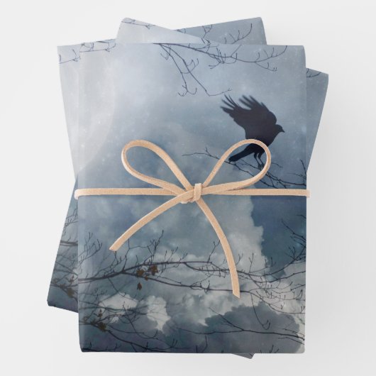 Celestial Sky Bird Geschenkpapier Set (Beispiel)