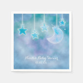 Celestial Sky Galaxy Cosmic Baby Dusche Napkins Serviette (Vorderseite)