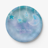 Celestial Sky Galaxy Cosmic Baby Dusche Teller (Vorderseite)
