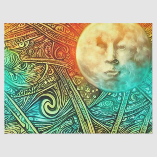 Celestial Sky Seidenpapier (Vorderseite)