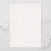 Celestial Sky Stars Wedding Foil Invitation Folieneinladung (Rückseite)