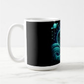 Celestial Snake – Cosmic Ancient Wildlife Galaxy Kaffeetasse (Links)