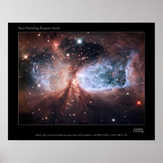 Celestial Snow Angel Poster