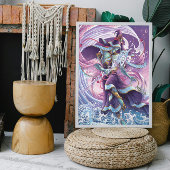 Celestial Sorcerer Hand Drawn Poster