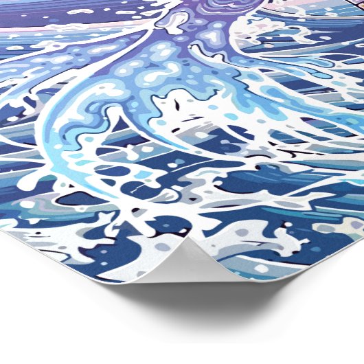 Celestial Sorcerer Hand Drawn Poster (Ecke)