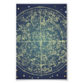 Celestial Space Chart Fotodruck (Vorne)