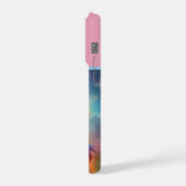 Celestial Spectrum: The Rainbow Unicorn's Arc iPhone Hülle (Linke Seite)