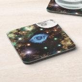 Celestial Spiral Galaxy Nebula Cluster Sterne Park Getränkeuntersetzer (Linke Seite)