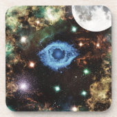 Celestial Spiral Galaxy Nebula Cluster Sterne Park Getränkeuntersetzer (Vorderseite)