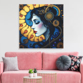 Celestial Spiral Leinwanddruck (Insitu (Wohnzimmer))