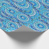 Celestial Spirals Mandala Pattern Geschenkpapier (Ecke)